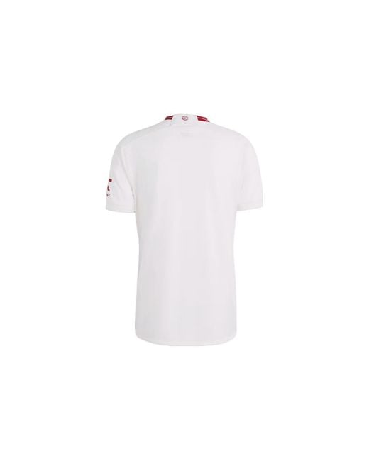 Adidas White Mufc 3 Jersey 23/24 Mufc 3 Jersey 23/24 for men