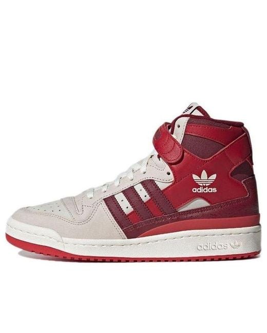 Adidas Red Originals Forum 84 High Sneakers