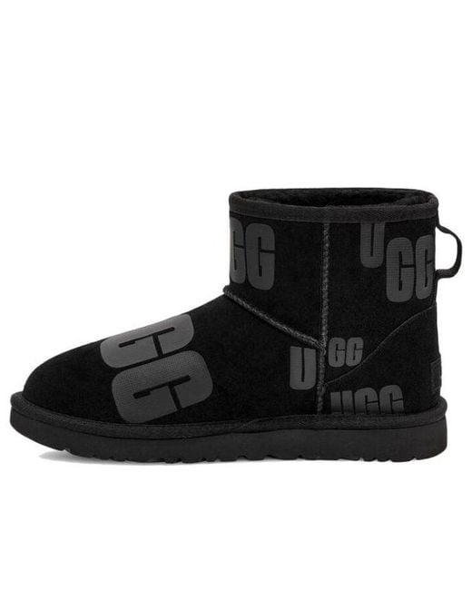 Ugg Black (Wmns) Classic Mini Scatter Graphic