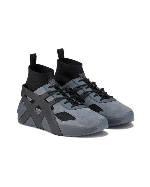Onitsuka Tiger Blue Big Logo Trainer 2.0 Sock 'Metropolis' for men