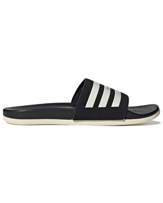 Adidas Black Adilette Comfort Slide