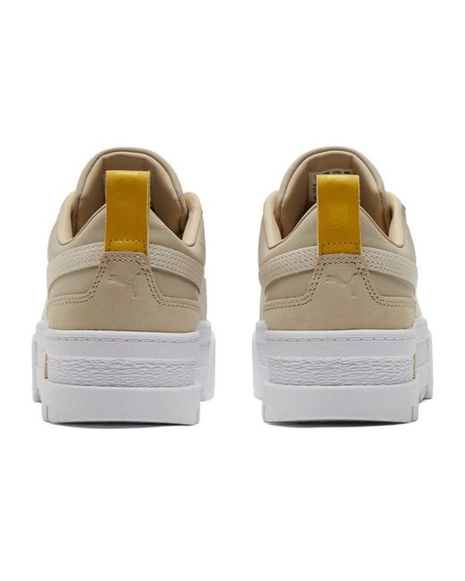 PUMA White (Wmns) Mayze Luxe 'Putty'