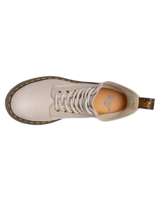 Dr. Martens Natural (Wmns) 1460 Pascal Virginia Leather Lace Up Boots 'Vintage Taupe'