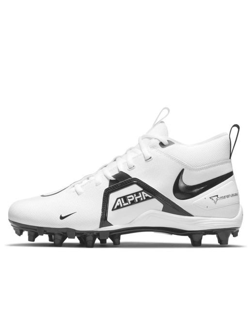 Nike White Alpha Menace Varsity 3 for men