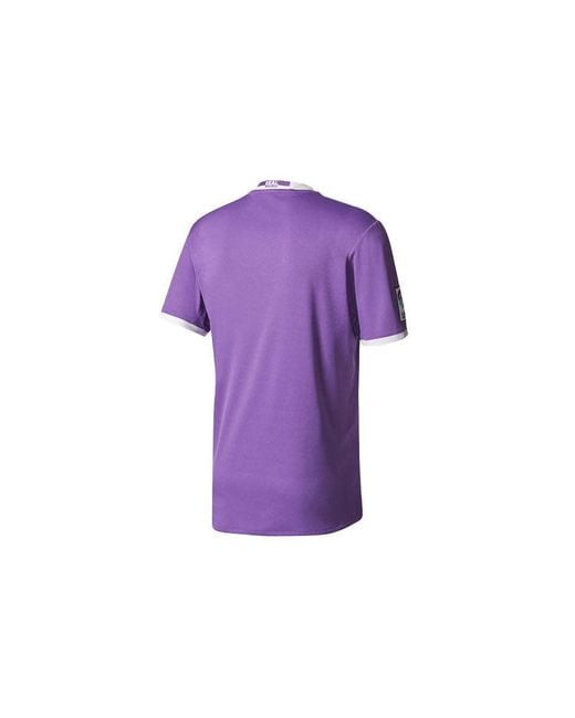 Adidas Purple Real Madrid 16/17 Home Jersey for men