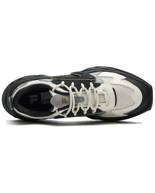 Fila Black Vintage Daddy Shoes for men
