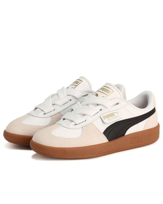 PUMA White (Wmns) Palermo Wide Lace Sd Vapor'