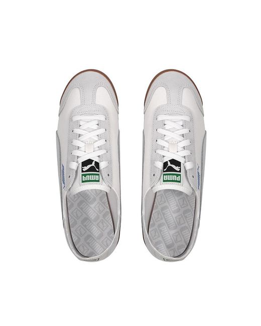 PUMA White Roma Versatile Mule Sneakers for men