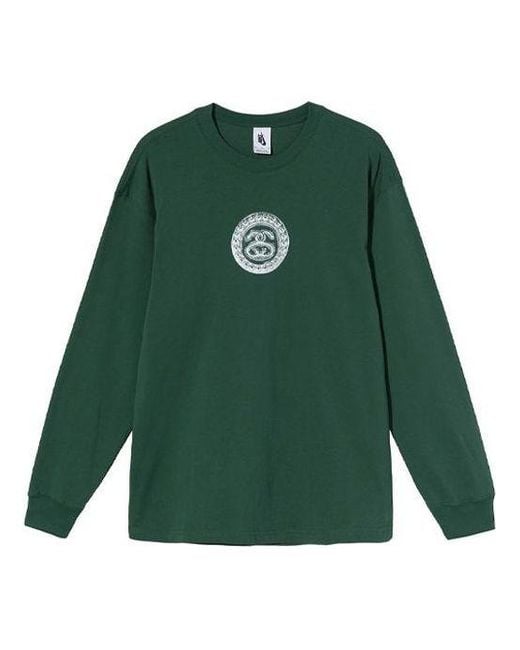 Stussy Green X Nike Crossover Printing Long Sleeves