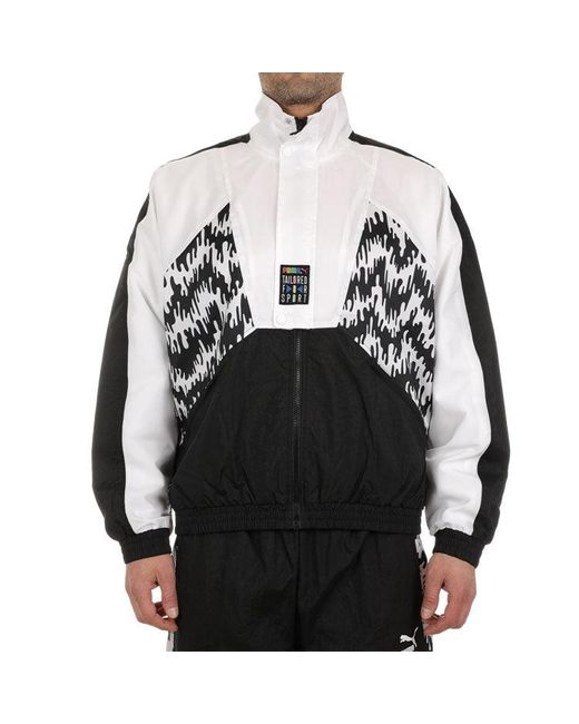 PUMA Black Tfs Og Aop Track Jacket Retro Sports for men