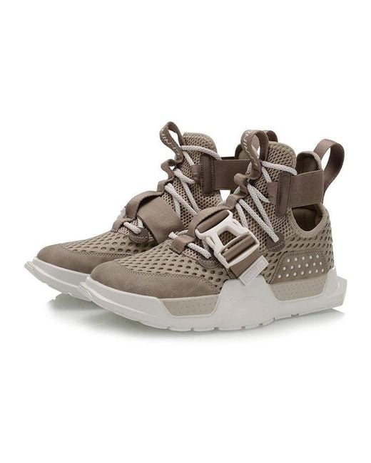 Li-ning Metallic Reburn Ws Hi 'Cream Khaki for men