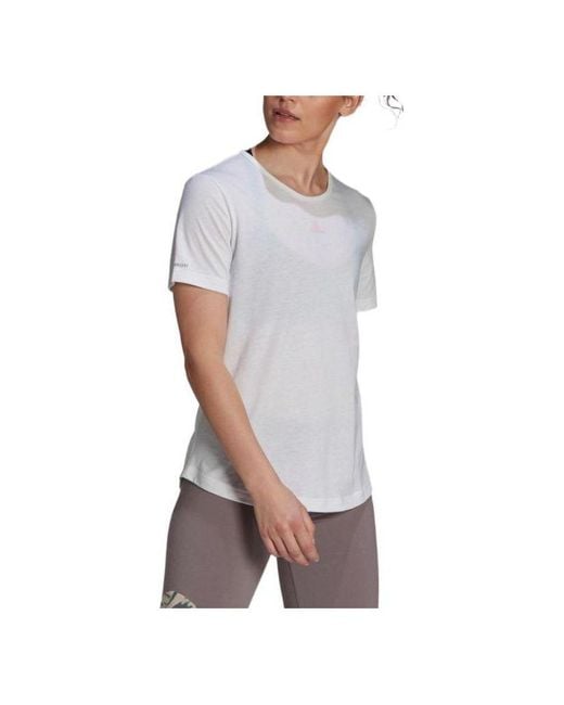 Adidas Gray (Wmns) U4U Aeroready T-Shirt Asia Sizing