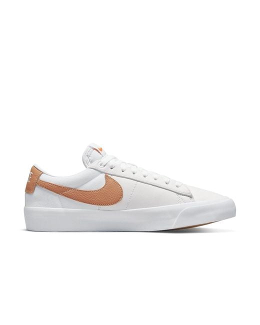 Nike White Zoom Blazer Low Pro Gt Sb 'Light Cognac' for men