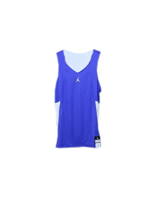 Nike Blue Brand Reversible Colorblock Basketball Jersey/Vest for men