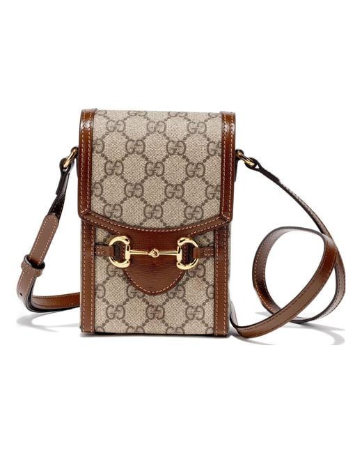 Gucci Brown Horsebit 1955 Mini Bag for men