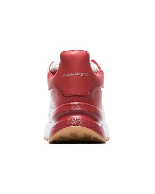 McQueen Red Oversized Sneakers Lust' for men