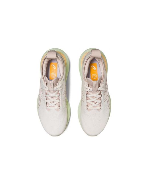 Asics White Gel Nimbus 25 'cream Fawn'