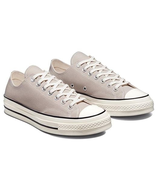 Converse White Chuck Taylor All Star 10s Low-top Canvas Shoe Beige for men