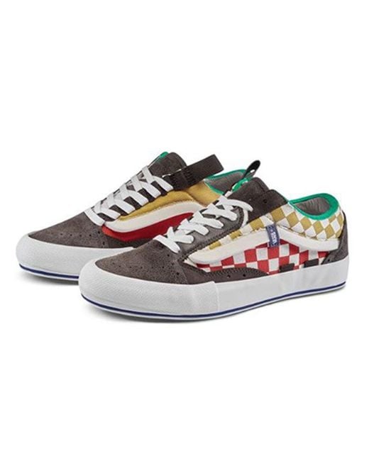 Vans Brown Old Skool Cap Lx 'Regrind' for men