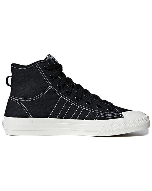 Adidas Black Nizza Rf Hi 'Core' for men