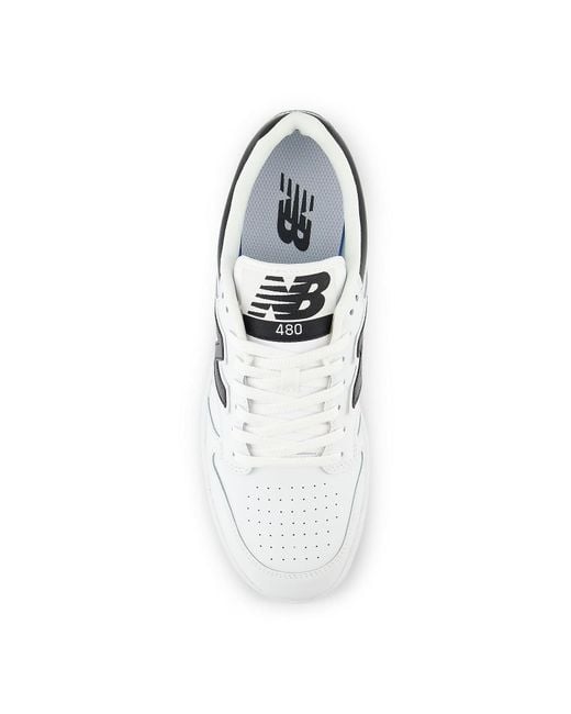 New Balance White 480 Shoes for men