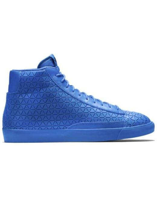Nike Blue Blazer Mid Metric Qs Shoes