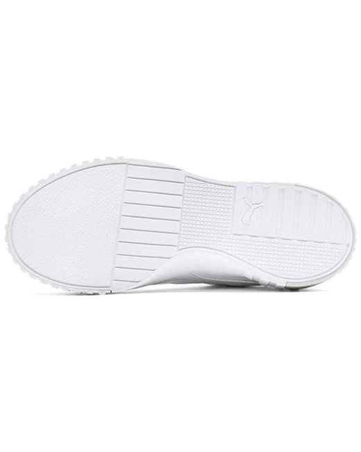 PUMA White (Wmns) Cali Patent Jr
