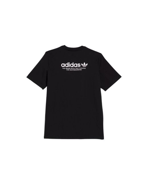 Adidas Black Originals Skateboarding 4.0 Logo T-Shirt '' for men