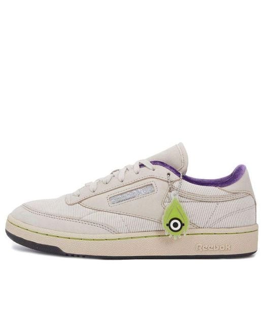 Reebok White Illumination's Minions X Club C 85 'Vicious 6' for men