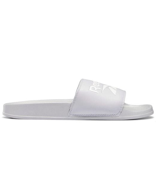 Reebok White Classic Slide for men