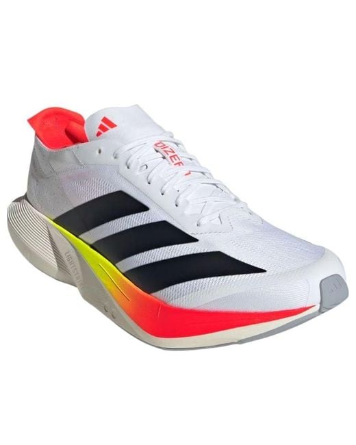 Adidas White Adizero Drive Rc 'Cloud Solar' for men