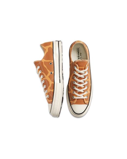 Converse Brown Chuck 70 Low 'Archival Giraffe Print' for men
