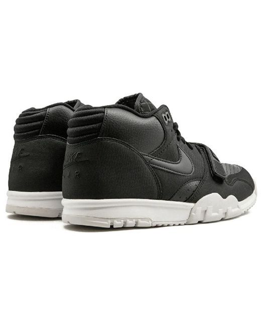 Nike Black Fragment Design X Air Trainer 1 Mid Sp for men