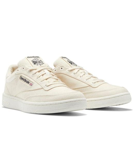 Reebok White Club C 85 Grow Leisure Sneakers for men