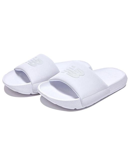 New Balance White 6301 Series Sandals for men