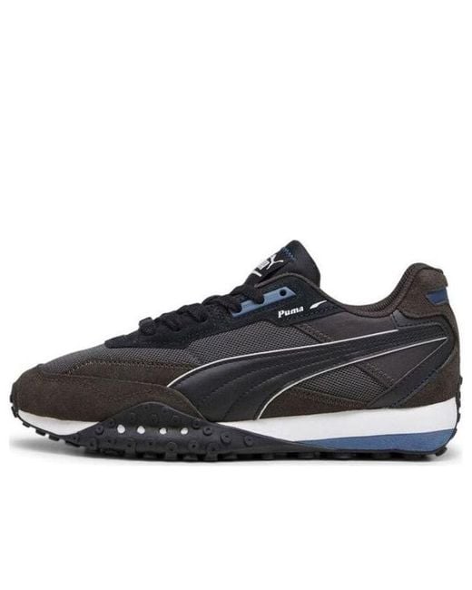 PUMA Black Blktop Rider Pop 'Dark Coal' for men