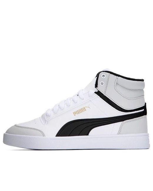 PUMA Black Shuffle Mid Wtr for men