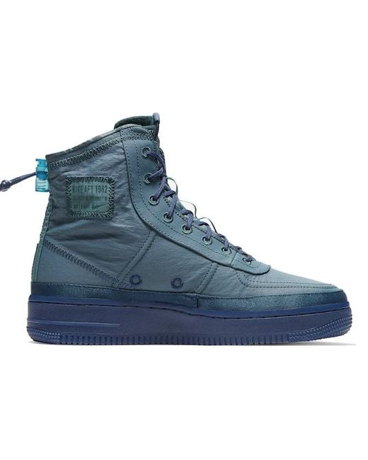 Nike Blue Air Force 1 High Shell