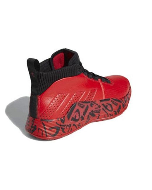 Adidas Red Dame 5 Mid Tops Large for men