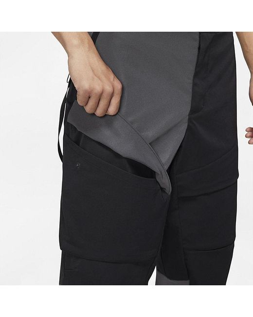 Nike Gray Sportswear Tech Pack Splicing Elastic Waistband Cargo Sports Pants/Trousers/Joggers for men