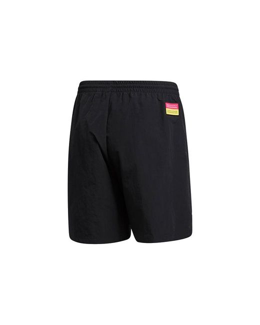 Adidas Black Originals Tr Short Large Logo Running Sports Shorts for men