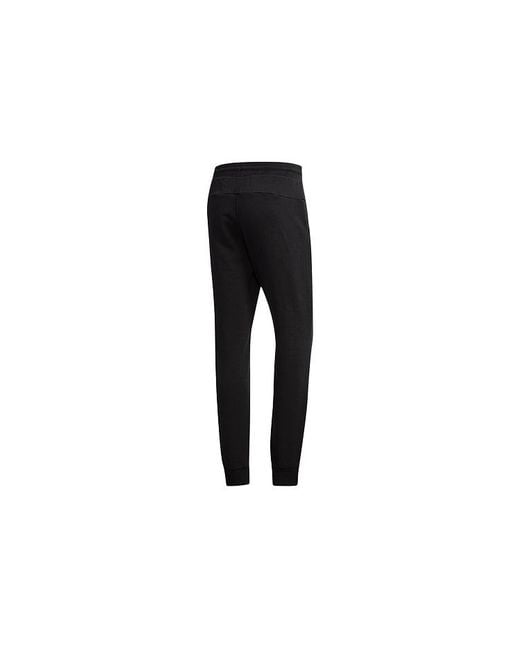 Adidas Black Neo Logo Cozy Casual Bundle Feet Sports Pants for men