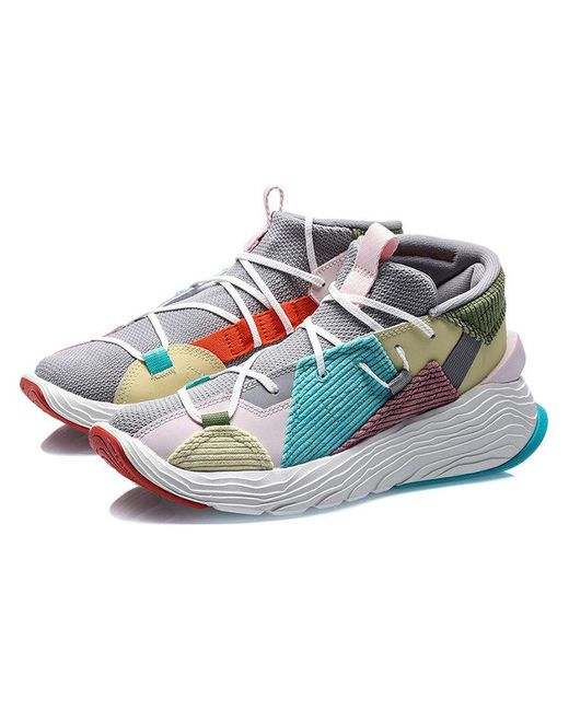 Li-ning Blue (Wmns) Kung Fu Winterized Sports Shoes