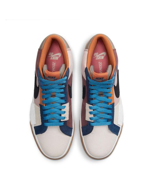 Nike Blue Zoom Blazer Mid Premium Sb 'Mosaic Pack for men