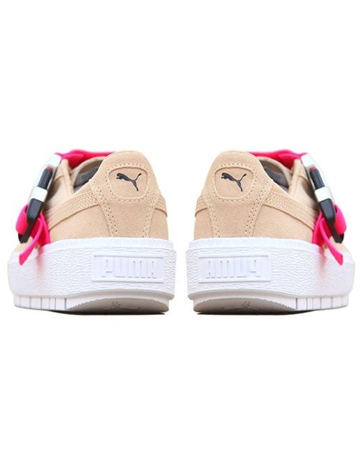 PUMA Pink (Wmns) Fenty X Platform Trace Buckle 'Cement'