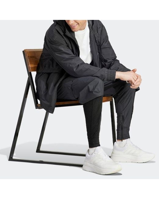 Adidas Gray City Escape Windbreaker Jacket for men
