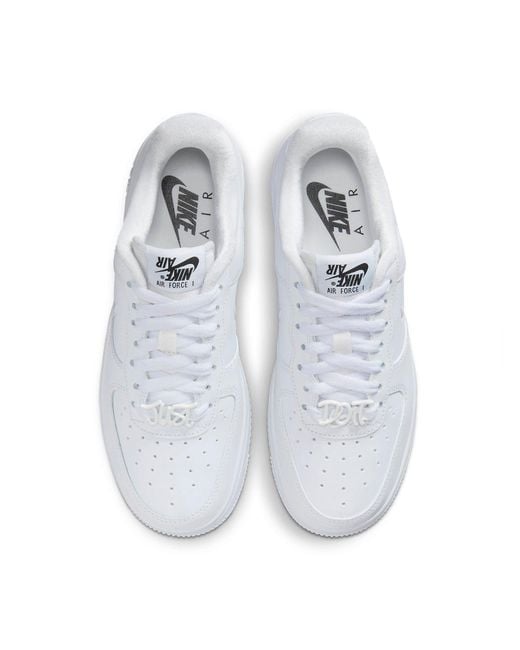 Nike White (Wmns) Air Force 1 Low Just Do It 'Tie Dye Swoosh'