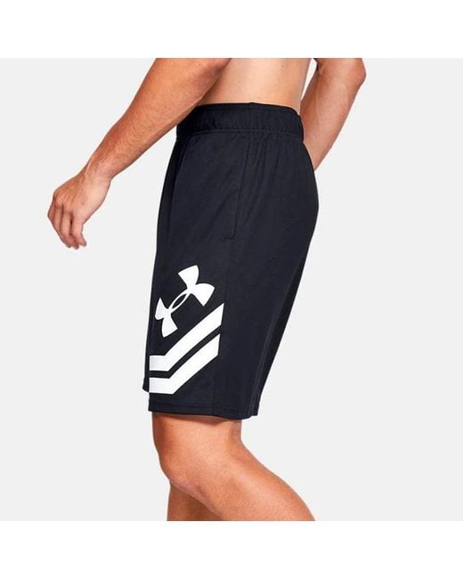 Under Armour Blue Baseline Court Basketball Shorts for men