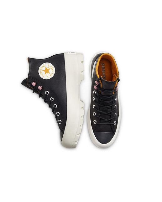 Converse Black (Wmns) Chuck Taylor All Star Lugged Winter High Gtx Saffron'
