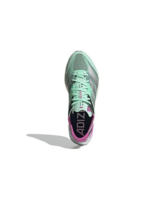 Adidas White (Wmns) Adizero Adios 7 Running Shoes 'Pulse Mint'
